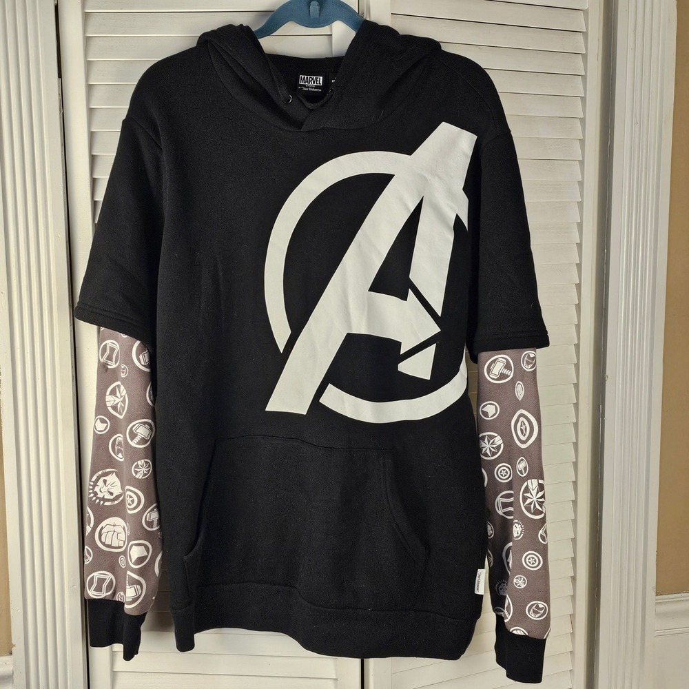Marvel Our Universe Mens Womens Avengers Hoodie‎ Medium